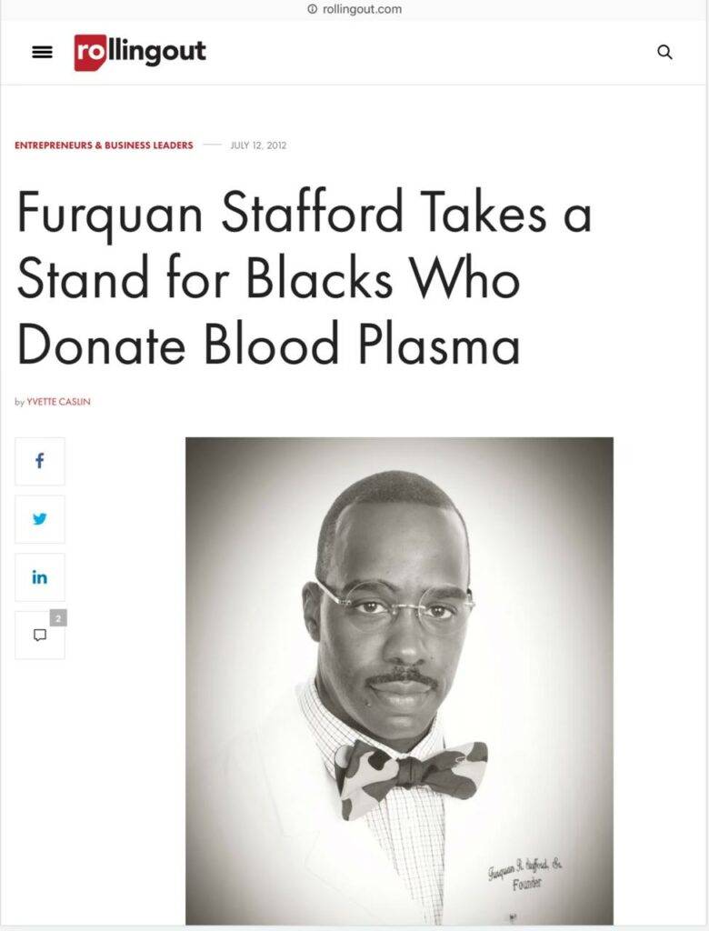 Blood Plasma Stafford